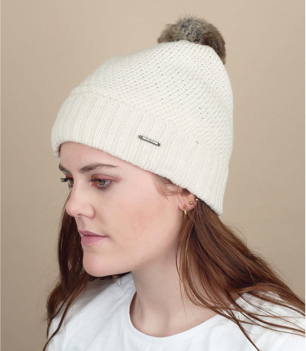 Manchet beanie Barts Amaranth beanie beige